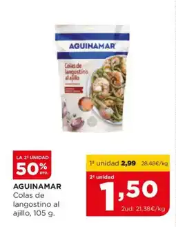 Alimerka AGUINAMAR Colas de langostino al ajillo oferta