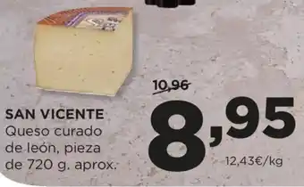 Alimerka SAN VICENTE Queso curado de león, pieza oferta