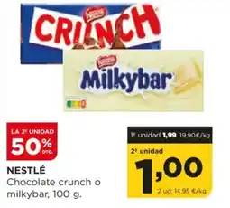 Alimerka NESTLÉ Chocolate crunch o milkybar oferta