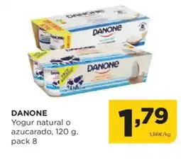 Alimerka DANONE Yogur natural o azucarado oferta