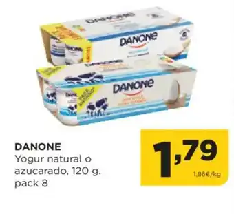 Alimerka DANONE Yogur natural o azucarado oferta
