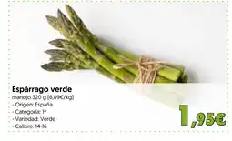 Hiper Usera Espárrago verde oferta