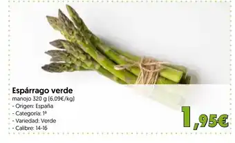 Hiper Usera Espárrago verde oferta
