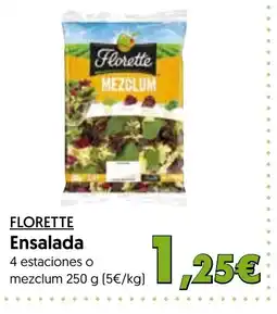 Hiper Usera FLORETTE Ensalada oferta