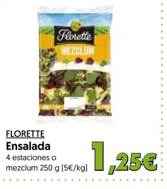 Hiper Usera FLORETTE Ensalada oferta