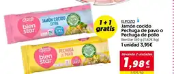 Hiper Usera ELPOZO Jamón cocido Pechuga de pavo o Pechuga de pollo oferta