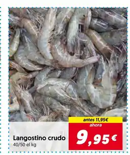 Hiper Usera Langostino crudo oferta