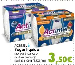 Hiper Usera ACTIMEL Yogur líquido oferta