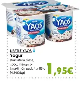 Hiper Usera NESTLÉ YAOS Yogur oferta