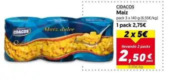 Hiper Usera CIDACOS Maíz oferta