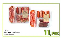 Hiper Usera TELLO Bandejas barbacoa oferta