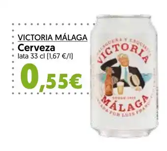 Hiper Usera VICTORIA MÁLAGA Cerveza oferta