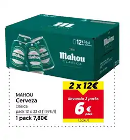 Hiper Usera MAHOU Cerveza oferta