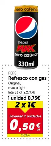 Hiper Usera PEPSI Refresco con gas oferta