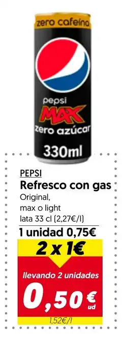 Hiper Usera PEPSI Refresco con gas oferta