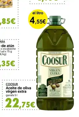 Hiper Usera COOSUR Aceite de oliva virgen extra oferta