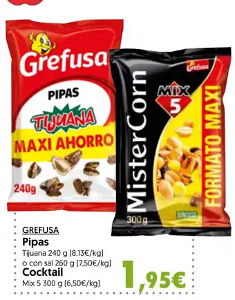 Hiper Usera GREFUSA Pipas oferta