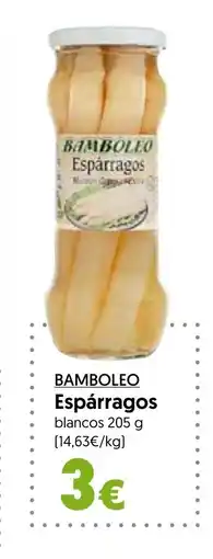 Hiper Usera BAMBOLEO Espárragos oferta