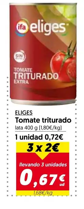 Hiper Usera ELIGES Tomate triturado oferta
