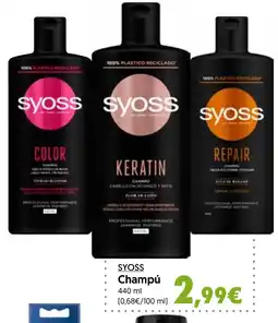 Hiper Usera SYOSS Champú oferta