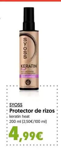 Hiper Usera SYOSS Protector de rizos oferta
