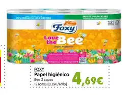Hiper Usera FOXY Papel Papel higiénico 4,69€ oferta
