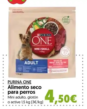 Hiper Usera PURINA ONE Alimento seco para perros oferta