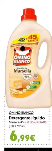 Hiper Usera OMINO BIANCO Detergente líquido oferta