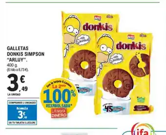 E.Leclerc ARLUY Galletas donkis simpson oferta
