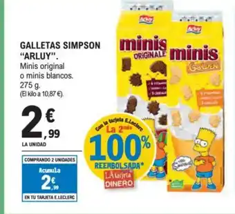 E.Leclerc ARLUY Galletas simpson oferta