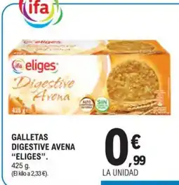 E.Leclerc ELIGES Galletas digestive avena oferta