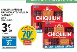 E.Leclerc ARTIACH Galletas bañadas en chocolate chiquilin oferta