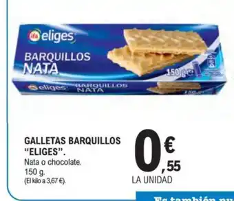 E.Leclerc ELIGES Galletas barquillos oferta