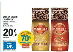 E.Leclerc MARCILLA Café en grano oferta