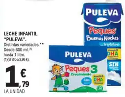 E.Leclerc PULEVA Leche infantil oferta