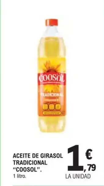 E.Leclerc COOSOL Aceite de girasol tradicional oferta