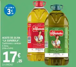 E.Leclerc LA ESPAÑOLA Aceite de oliva oferta