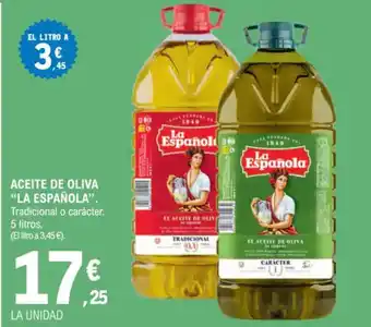 E.Leclerc LA ESPAÑOLA Aceite de oliva oferta