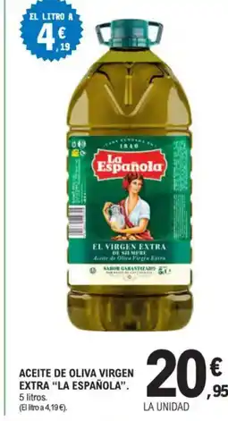 E.Leclerc LA ESPAÑOLA Aceite de oliva virgen extra oferta