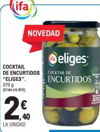 E.Leclerc ELIGES Cocktail de encurtidos oferta
