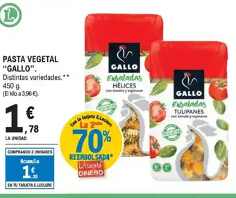 E.Leclerc GALLO Pasta vegetal oferta