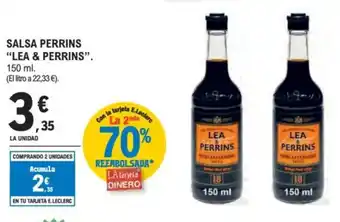 E.Leclerc LEA & PERRINS Salsa perrins oferta