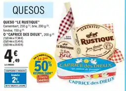 E.Leclerc LE RUSTIQUE Queso oferta