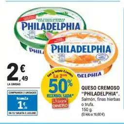 E.Leclerc PHILADELPHIA Queso cremoso oferta