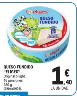 E.Leclerc ELIGES Queso fundido oferta
