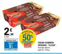 E.Leclerc CLESA Crema bombón original oferta