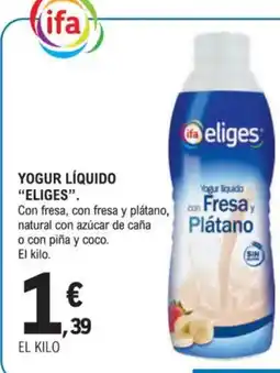 E.Leclerc ELIGES Yogur liquido oferta