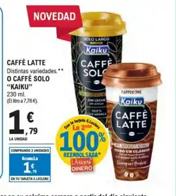 E.Leclerc Caffè latte oferta