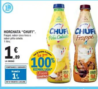 E.Leclerc CHUFI Horchata oferta