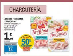E.Leclerc CAMPOFRIO Lonhas finissimas oferta